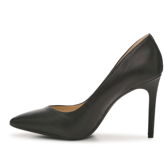 Jessica Simpson Black Leather Haneh Pump Sz 8 1/2 (39) Women’s - Picture 3 of 13
